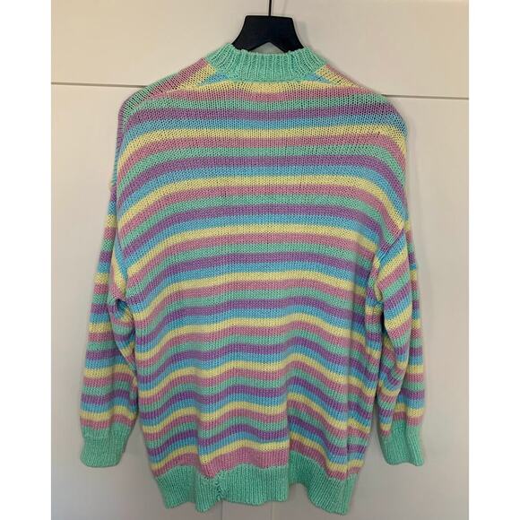 Show Me Your Mumu 3 Piece Nineties Knit Set in Pastel Dream Size M/L Striped - Picture 6 of 15